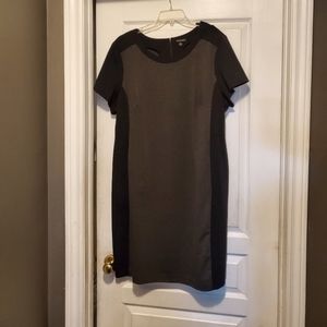 Grey and Black Dress